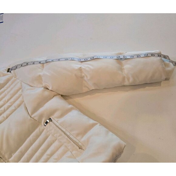 ZeroXposur Women Quilted Lightweight White Puffer Coat Jacket Large Down Filled - Picture 4 of 12